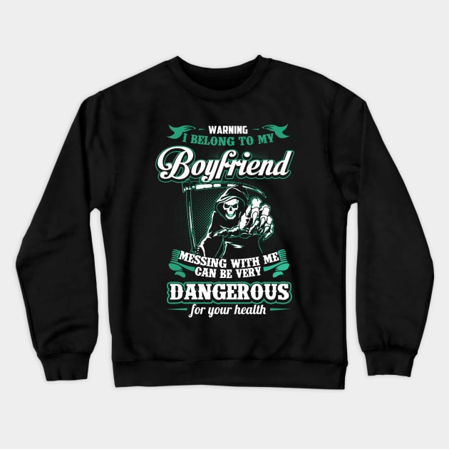 protecting girlfriend gift for your girlfriend love valentines day Crewneck Sweatshirt by LutzDEsign